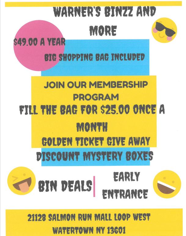 Binz Membership Info